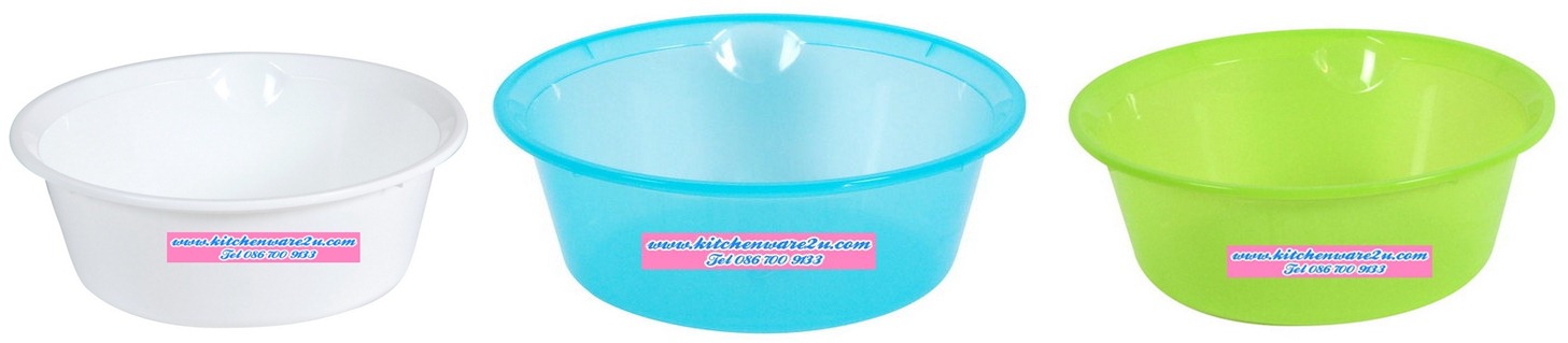 P05401 กะละมังกลม 30 ซม. จุ 4.5 ลิตร เกรดเอ ดีไซน์ใหม่ (ราคาส่งต่อ 12 ใบ )
