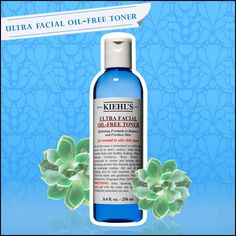 (ลดพิเศษมากกว่า 35%) Kiehl's Ultra Facial Oil-Free Toner 250mL โทนเนอร์สูตรลดความมัน เพิ่มความชุ่มชื้น พร้อมทำให้ผิวสดชื่นและดูสุขภาพดีในทันที ด้วยส่วนผสมของสารสกัดจาก Imperata Cylindrica Root และ Antarcticine