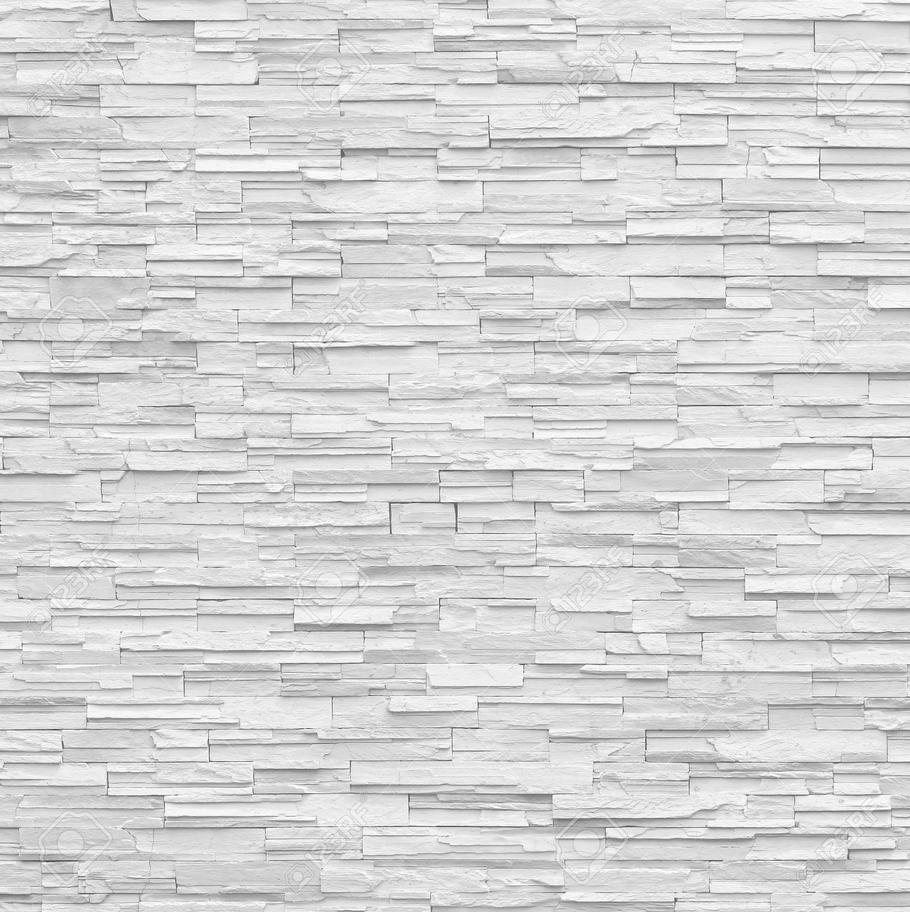 หินตกแต่ง หินจิ๊กซอ slate stone milky white