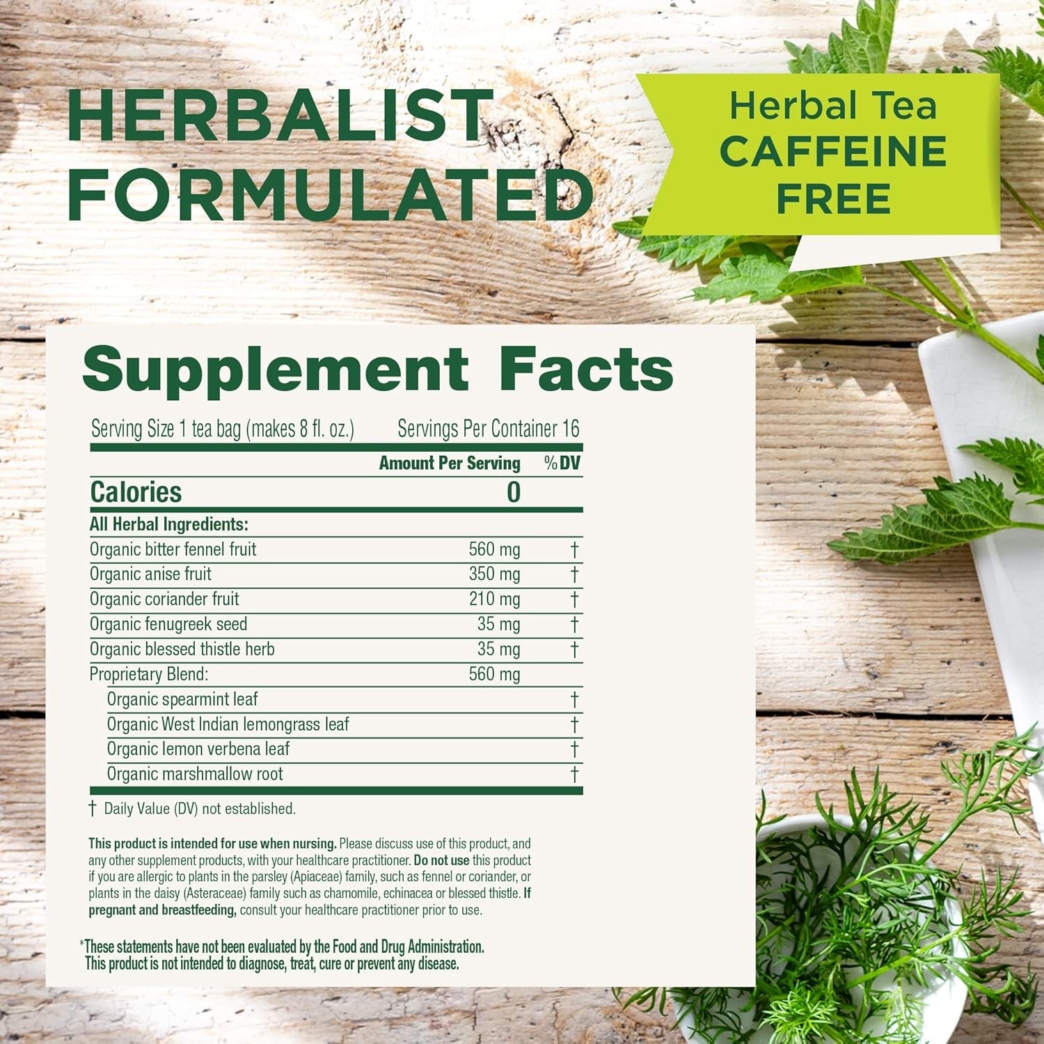 ชาเพิ่มน้ำนมจากสมุนไพรธรรมชาติ Traditional Medicinals Mother’s Milk Tea (16 Tea Bags)