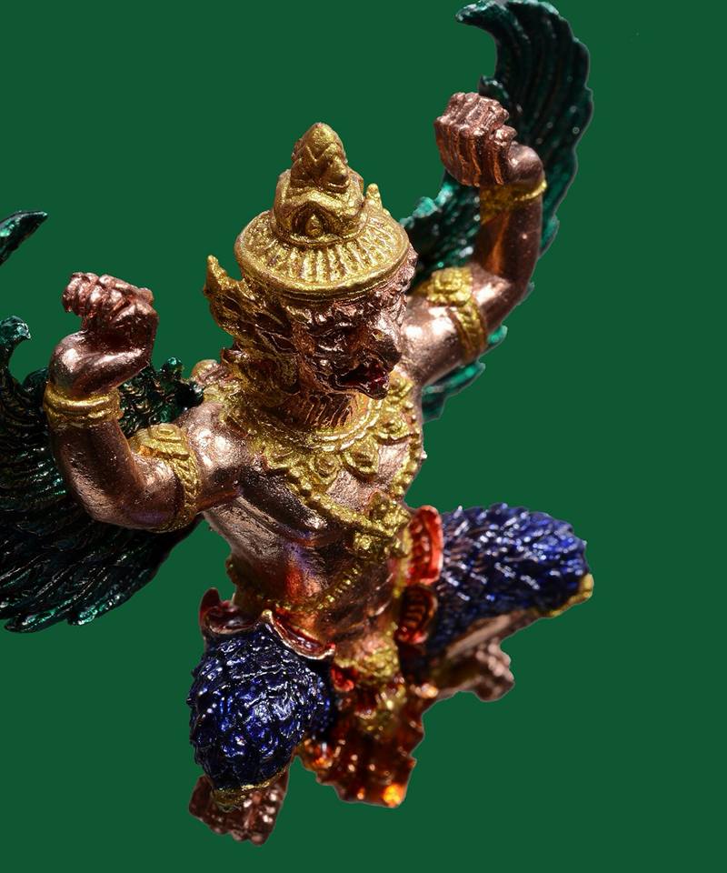 พญาครุฑ หลวงพ่อเขียว วัดห้วยเงาะ ปี2561 (พญาครุฑรุ่นที่๕)