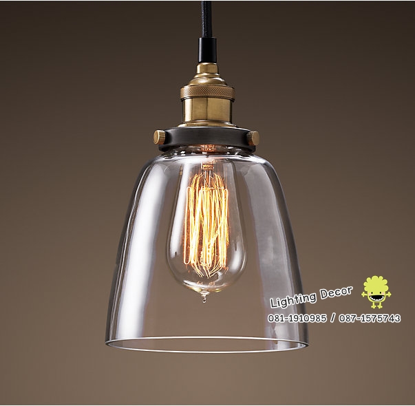 โคมไฟแก้ววินเทจ