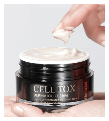 Medi-Peel Cell Toxing Dermajours Cream 50g เมดิพีล ครีมบำรุง ด้วยสารบำรุงเข้มข้นจากธรรมชาติ ช่วยปรับสีผิว ให้ความชุ่มชื้น ลดริ้วรอยแห่งวัย ซึมบำรุงผิวได้อย่างล้ำลึก