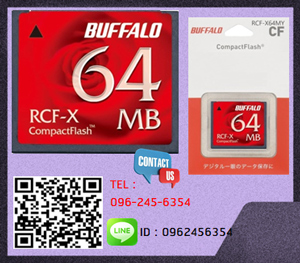 BUFFALO,Compact Flash,CF Card,64MB,RCF-X64MY,Memory Card,เครื่องจักรอุตสาหกรรม,เครื่อง CNC