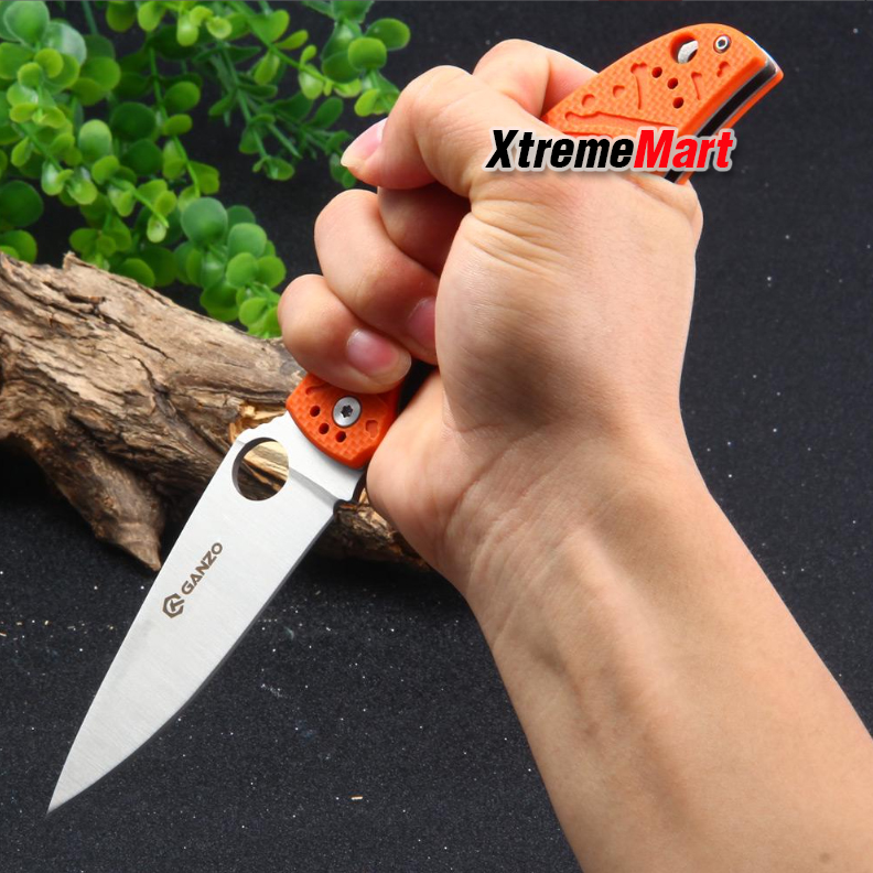 มีดพับ Ganzo G7321-OR Stainless steel Folding Knives (ด้ามสีส้ม)