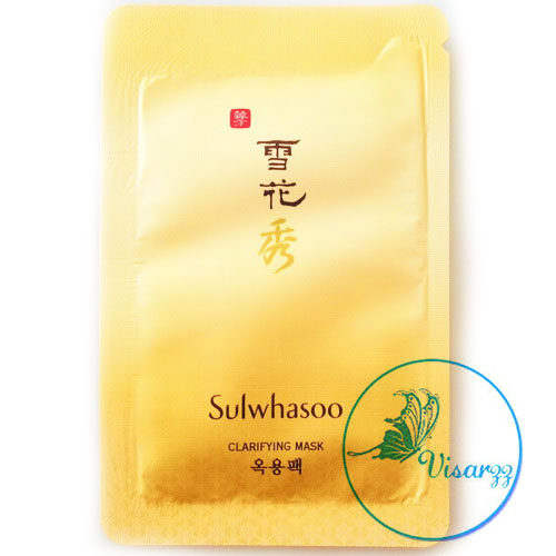 (Tester x 3 ซอง) Sulwhasoo Clarifying Mask 5mL x 4 ซอง มาสก์ชนิดลอกออก ที่มีส่วนผสมของสมุนไพรตามแบบฉบับเกาหลี ช่วยทำความสะอาดผิว