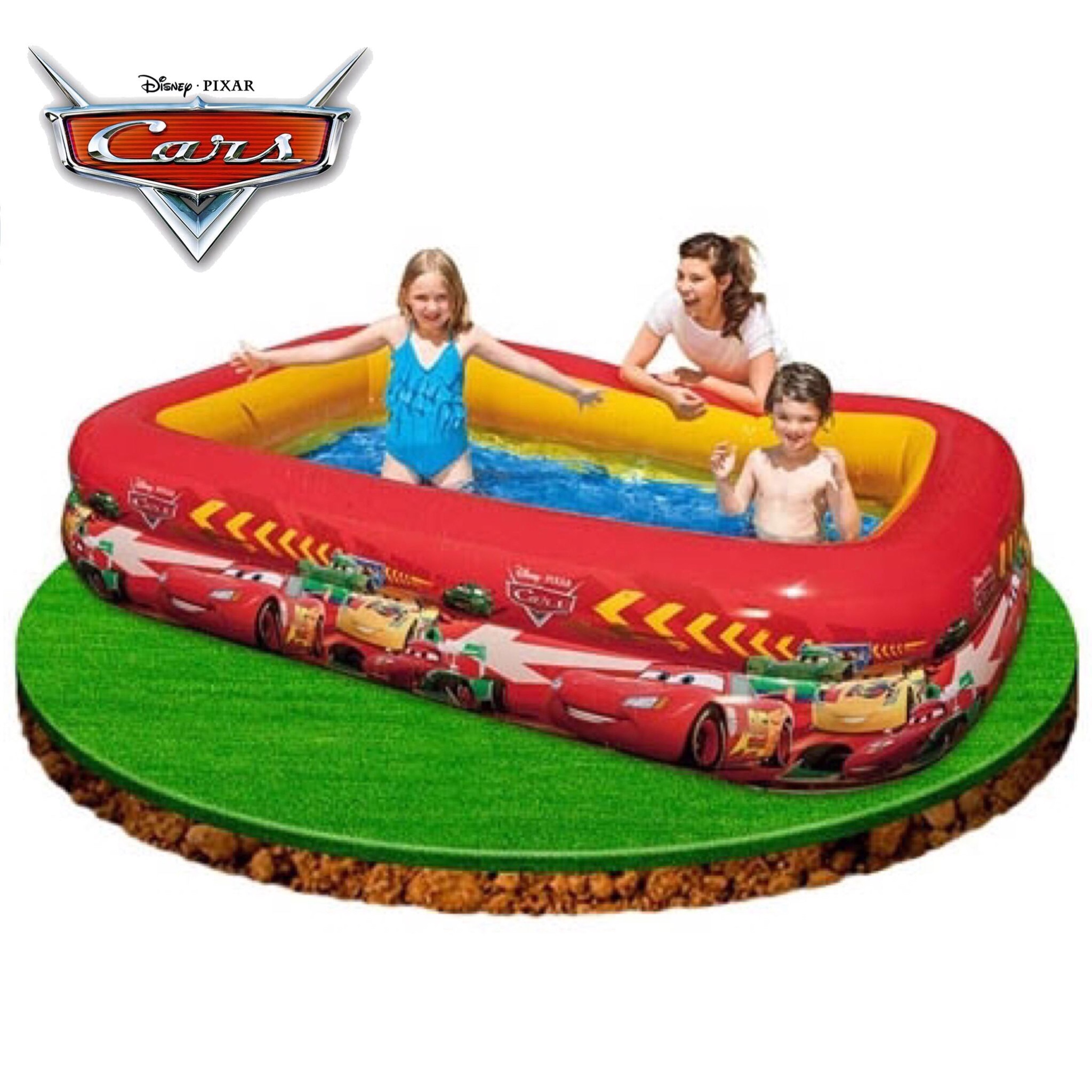 สระน้ำเป่าลมสำหรับเด็ก Intex Disney Cars Swim Center Family Pool