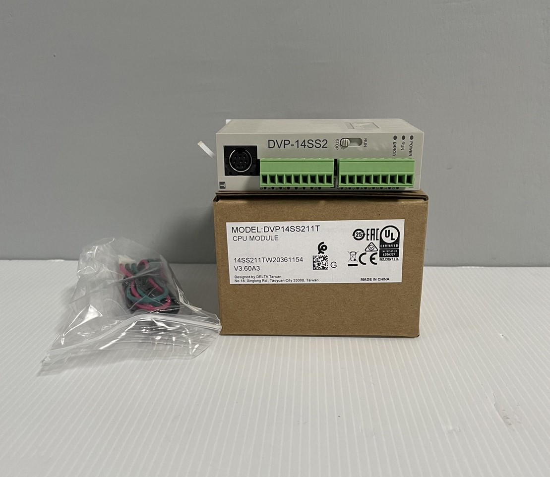 Delta PLC DVP Series Model:DVP14SS211T 8DI/6DO 24V (Transistor)