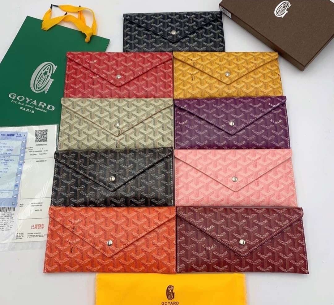 กระเป๋าสตางค์ goya ใบยาว แบบฝากระดุุม