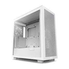CASE (เคส) NZXT H7 FLOW (MATTE WHITE) (Black) (E-ATX)