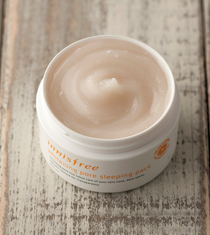 (ขายส่ง 505.-) Innisfree Whitening Pore Sleeping Pack 100mL มาส์กข้ามคืนที่ช่วยแก้ปัญหารูขุมขนกว้าง ช่วยปรับสีผิว ลดจุดด่างดำ