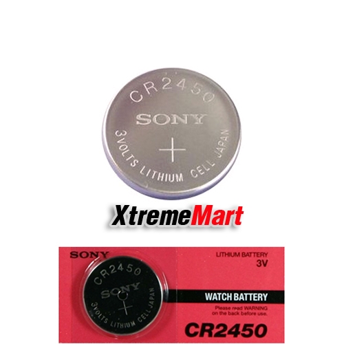 ถ่านกระดุม Sony Lithium Battery 3V CR2450 (ก้อนละ)