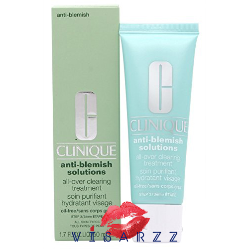 (ลดพิเศษ 35%) Clinique Anti-Blemish Solutions All-Over Clearing Treatment 50mL มอยซ์เจอไรเซอร์สำหรับผิวมีปัญหาสิว