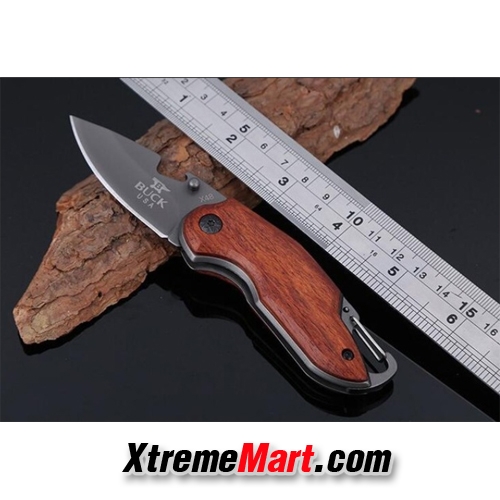 มีดพับ Buck X48 Small Folding Key Knife Outdoor Hiking Backpack Pocket Knives Titanium Multi Tools