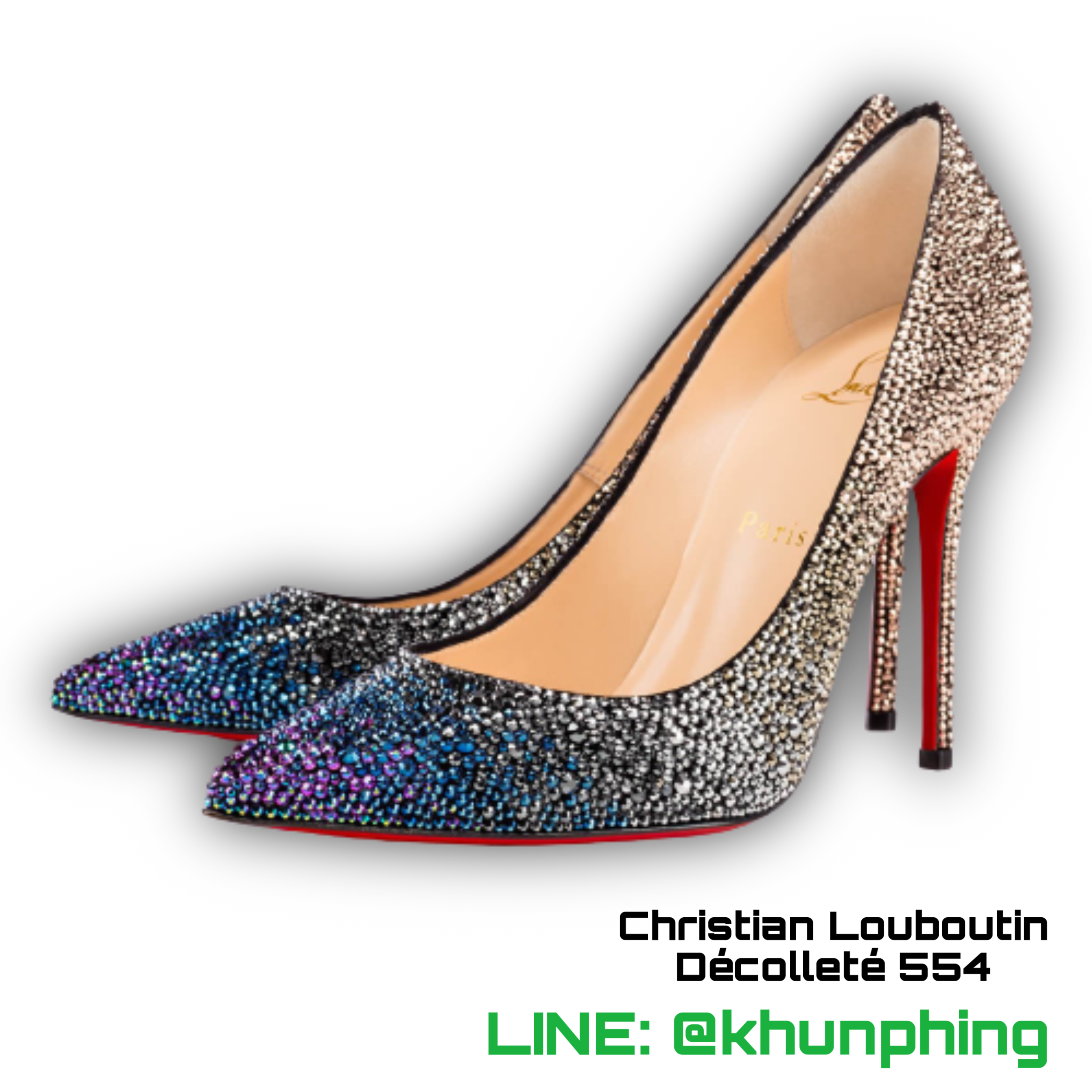 รองเท้าส้นสูง Christian Louboutin Decollete 554