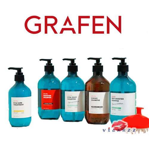 พร้อมส่ง Grafen Root Booster Shampoo 500mL แชมพูผมร่วง แชมพูเกาหลี อุดมด้วยสารสกัด 9 ชนิด จัดการกับปัญหาผมร่วงและรังแคได้อย่างอยู่หมัด สารสกัดจากชาเขียว อุดมไปด้วนสารต้านอนุมูลอิสระ ช่วยผ่อนคลายหนังศีรษะ สารสกัดจากถั่วดำ ช่วยปลอบประโลม และลดอาการอักเสบของ