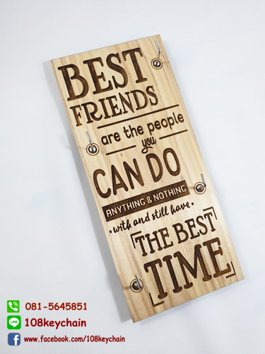 ที่แขวนพวงกุญแจ ติดผนัง ป้ายตกแต่งผนัง