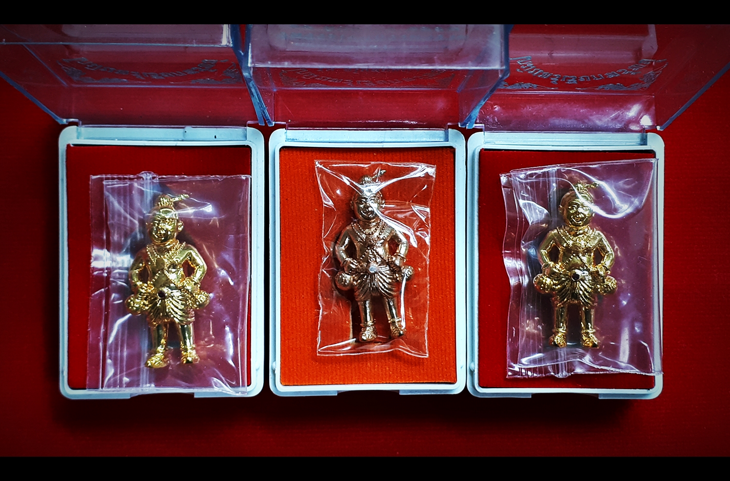 เทพกุมาร โกมินทร์ เรียกทรัพย์ เนื้อสัมฤทธิ์ชุบทอง ปี2557 #รับประกันแท้