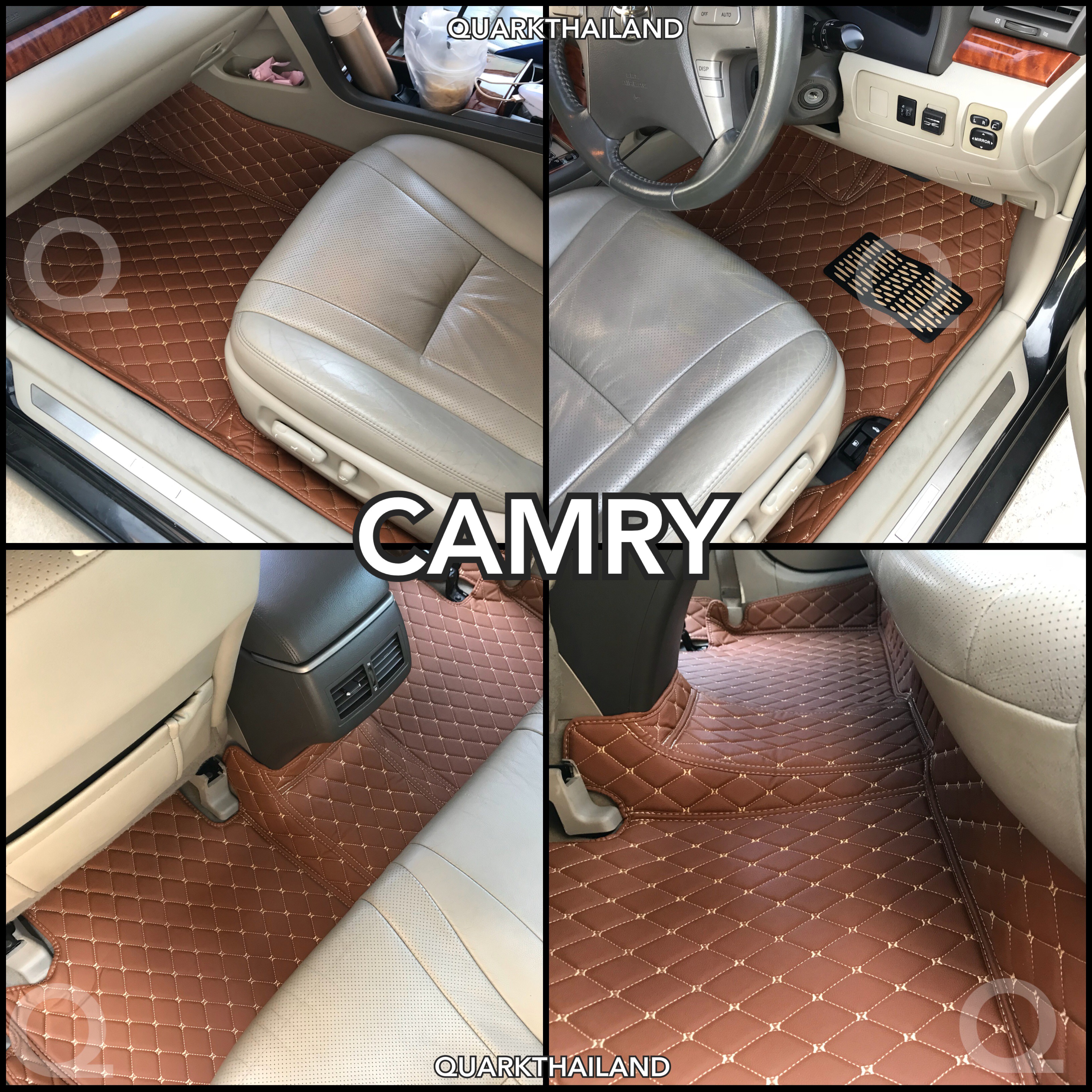 พรม6D CAMRY 2008 - 2012 รุ่นหนา แท้ ตรงรุ่น เข้ารูป พรมรถยนต์ ฟรีแถม3อย่าง