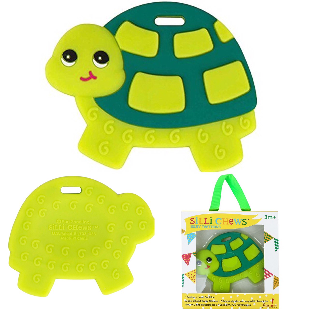 ยางกัดสุดหนึบปลอดสารพิษ SILLI CHEWS (Tilli Turtle)