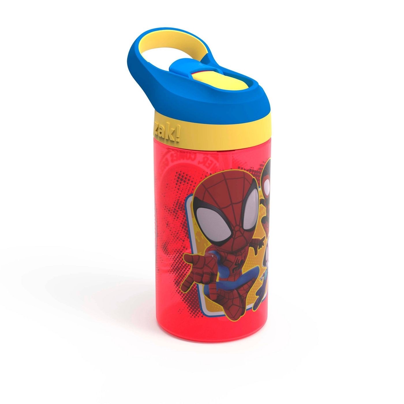 กระติกน้ำพร้อมหลอดดื่มสำหรับเด็ก Zak! Spider-Man 16 Oz. Water Bottle (2-Pack)