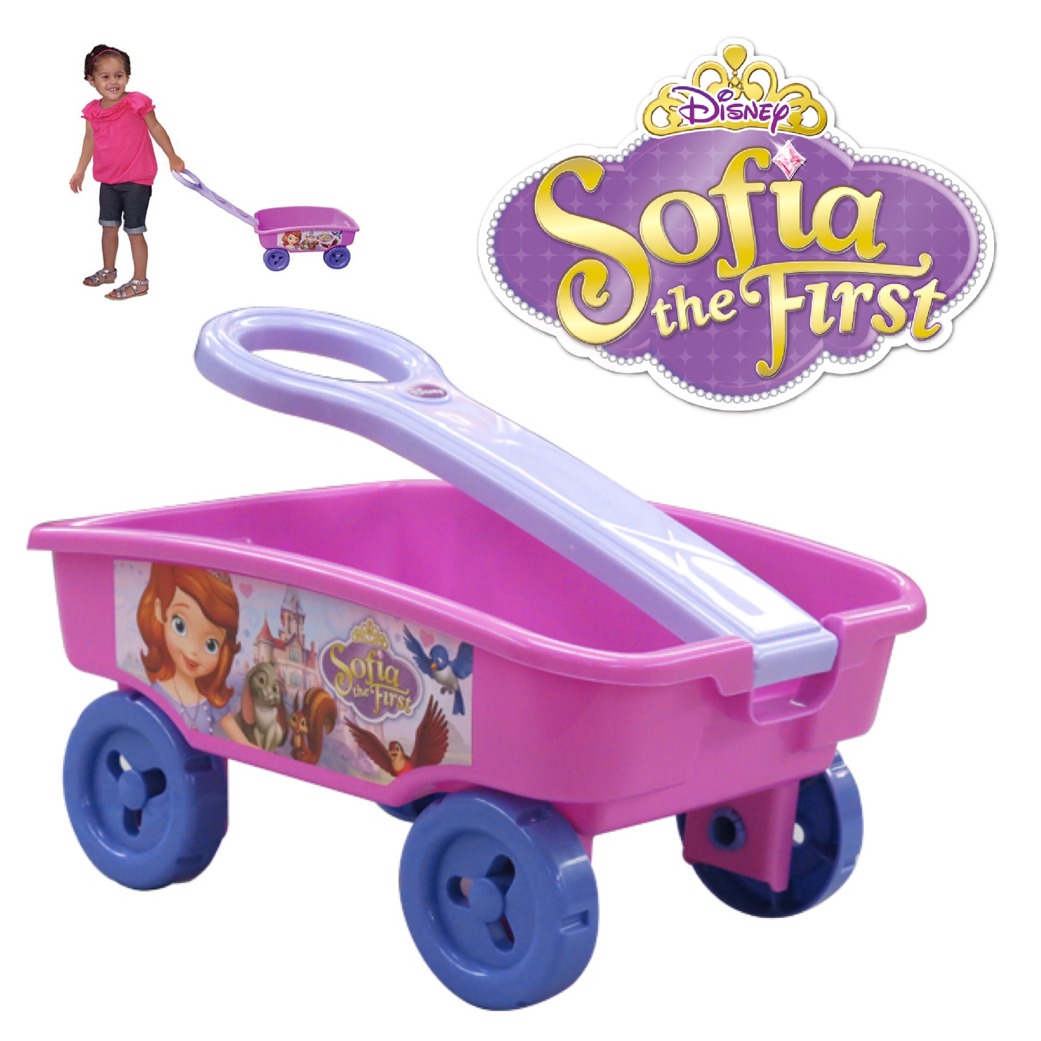 กระบะรถเข็นสุดน่ารัก Moose Mountain Disney Junior Sofia the First Junior Wagon