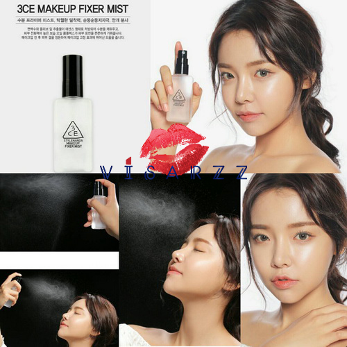 3CE Makeup Fixer Mist 80mL สเปรย์ที่ช่วยเพิ่มความคงทนของเครื่องสำอาง ฉีดได้ทั้งก่อนและหลังแต่งหน้า หรือไว้ฉีดระหว่างวันเพื่อเพิ่มความชุ่มชื้น
