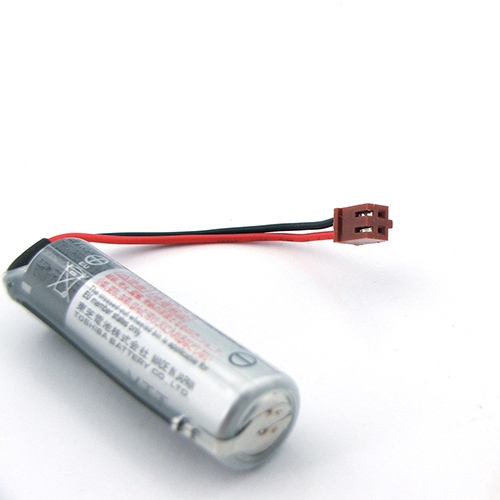 แบตเตอรี่ TOSHIBA ER6VCT CS1W-BAT01 OMRON 3.6V 2400mAh Lithium PLC Industrial Battery w/Plug (ก้อนละ)