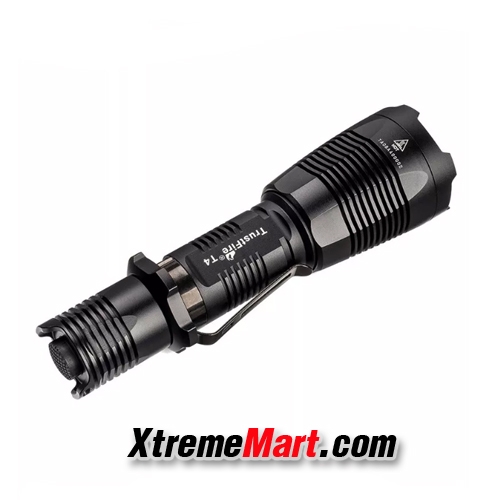 ไฟฉาย TrustFire T4 Tactical Flashlight 1000 ลูเมน LED Rechargeable Flashlight พร้อมแบตเตอรี่