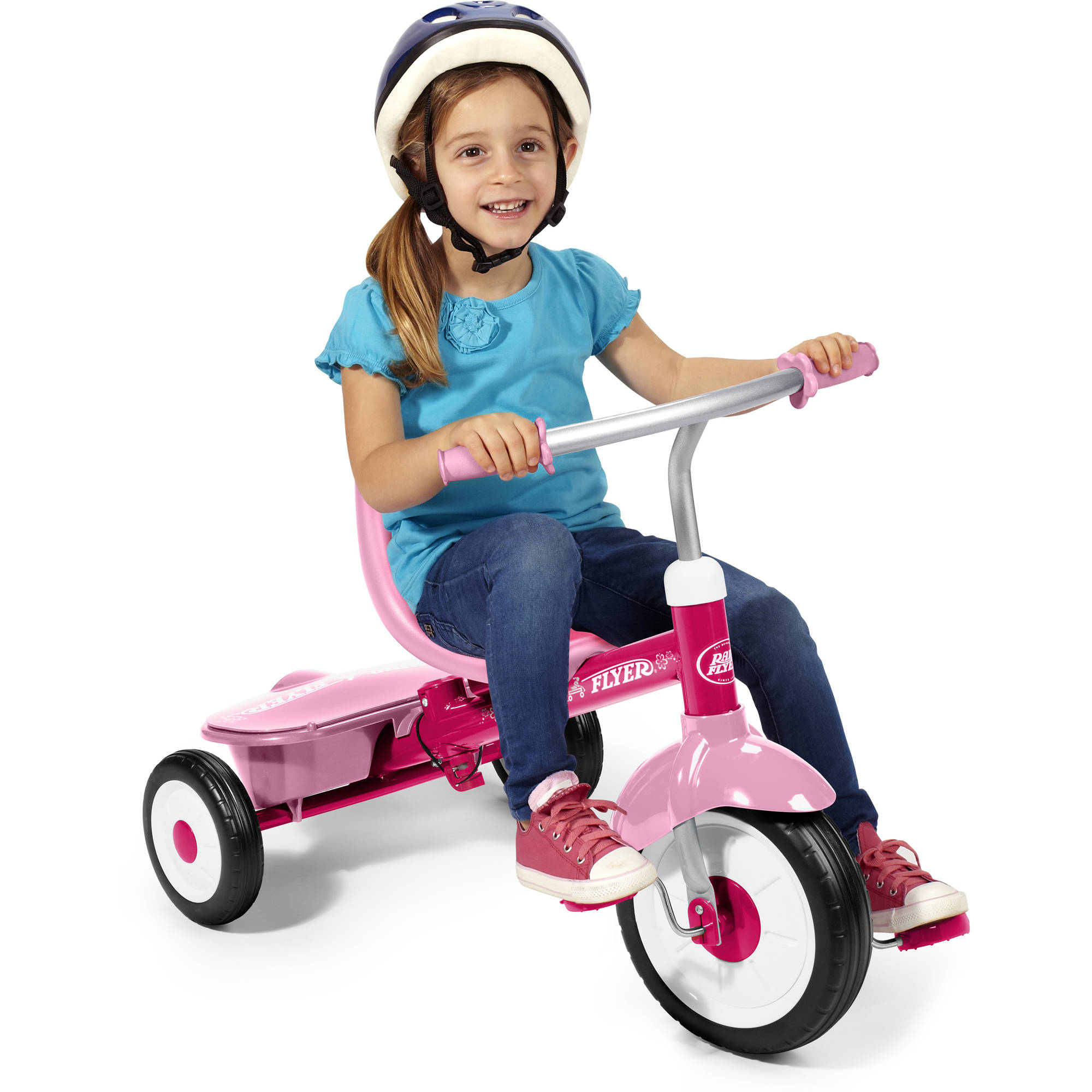 จักรยานสามล้อเอนกประสงค์ Radio Flyer 4-in-1 Stroll 'n Trike (Pink Floral - Limited Edition)