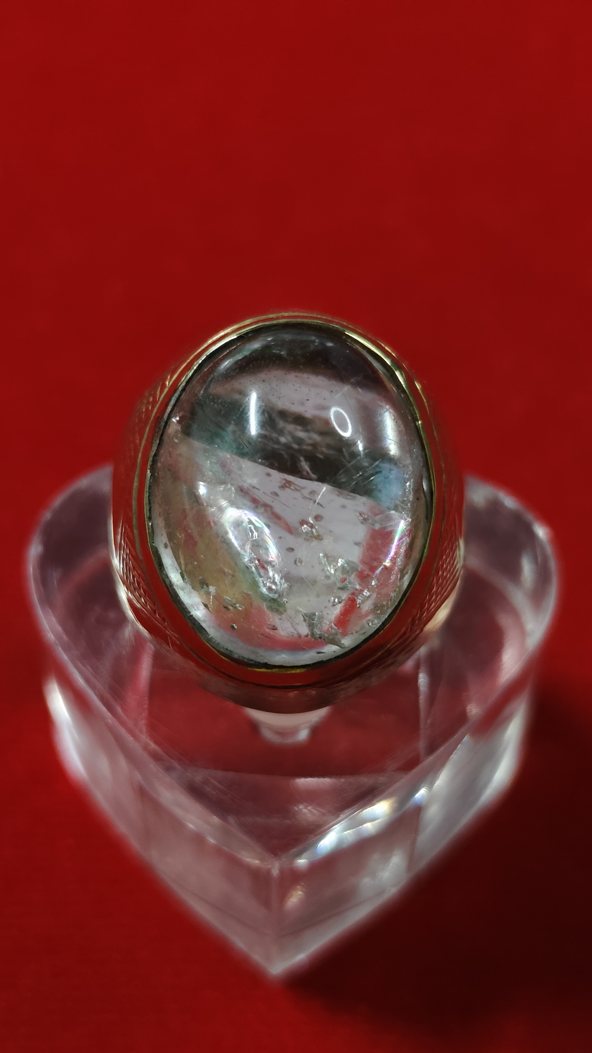 #แหวนแก้วโป่งข่าม รหัสR-0074