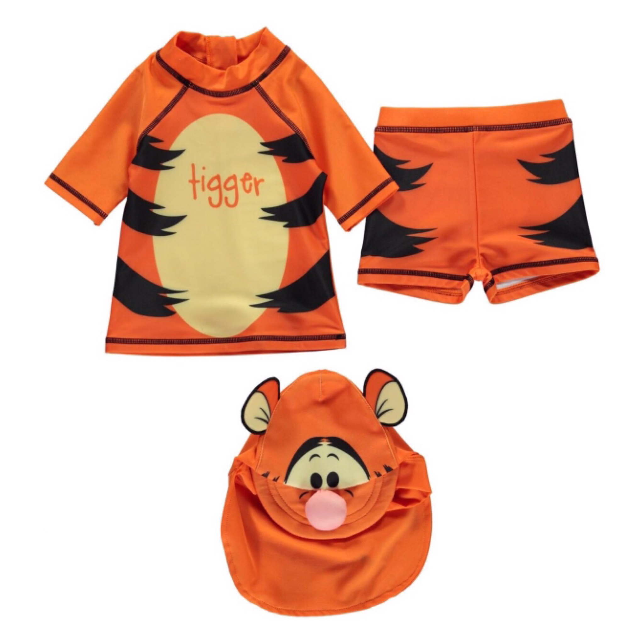 ชุดว่ายน้ำพร้อมหมวกสำหรับเด็ก Disney Tigger 3-Piece Swim Set