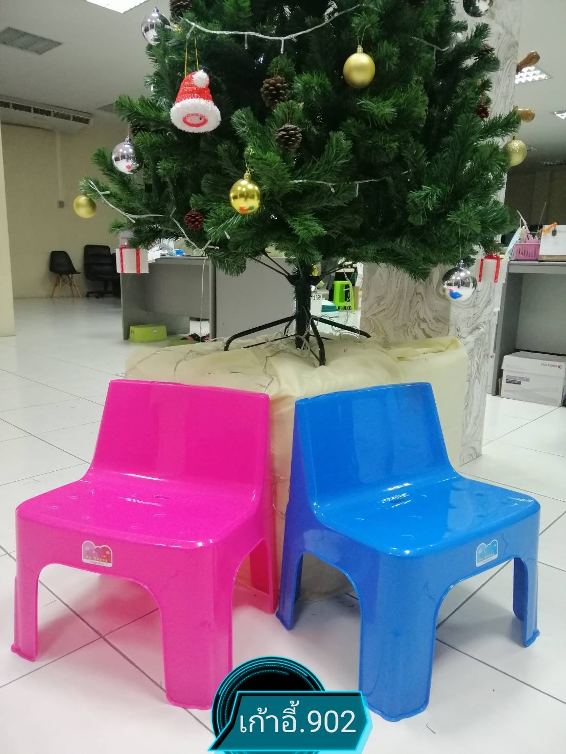 P03362 เก้าอี้เด็กนั่ง ดีไซน์เก๋ No.902 ราคาต่อ 1 โหล :12 ใบ:เฉลี่ย 105 บต่อตัว