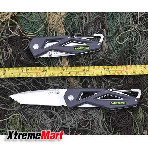 มีดพับ SANRENMU 7049LTX-PK EDC Folding Knife Tanto Blade Zytel Handle w Safe Lock