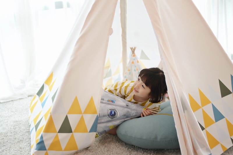 บ้านจำลองทรงเต๊นท์อินเดียนแดงสำหรับเด็ก LOOKA Tent (Little Scandy)
