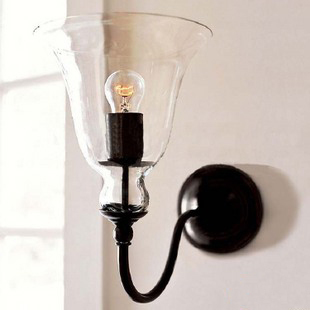 โคมไฟติดผนังภายในแก้วใสทรงกระดิ่ง [XD2003]