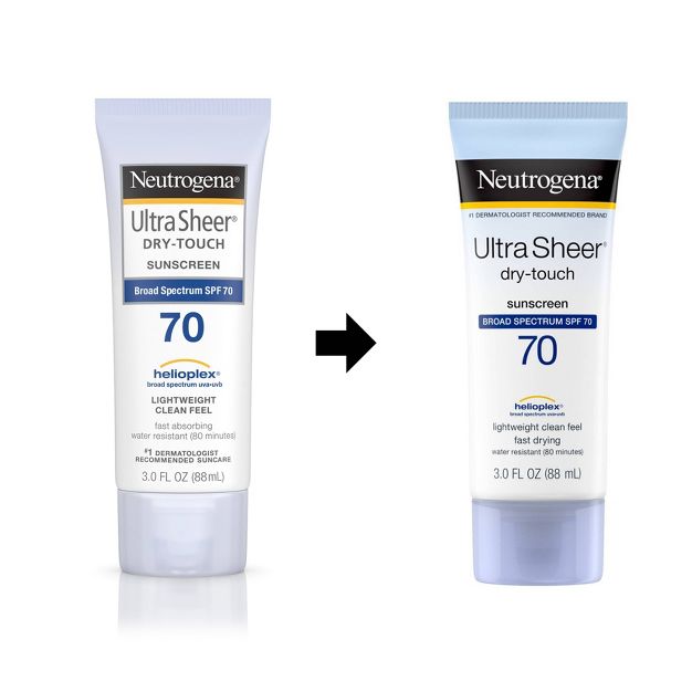 โลชั่นกันแดดสำหรับผิวหน้าและผิวกาย Neutrogena Ultra Sheer Dry-Touch Sunscreen Lotion SPF 70