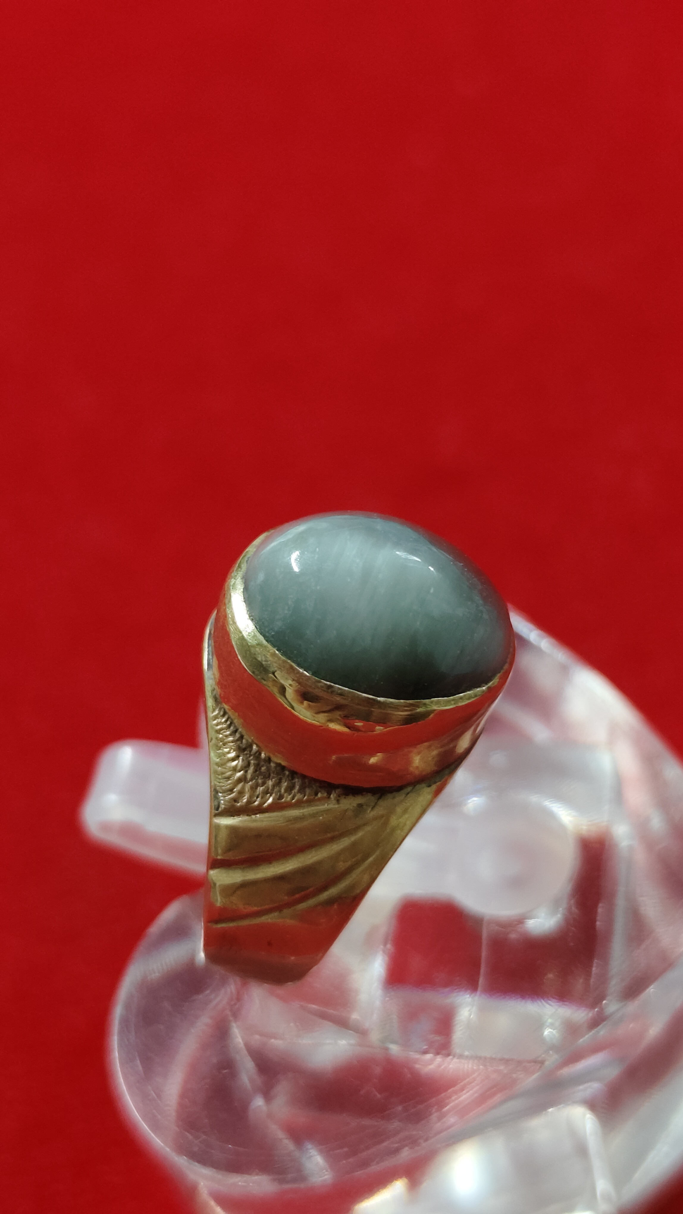 #แหวนแก้วโป่งข่าม (แก้วแร) รหัสR-0066