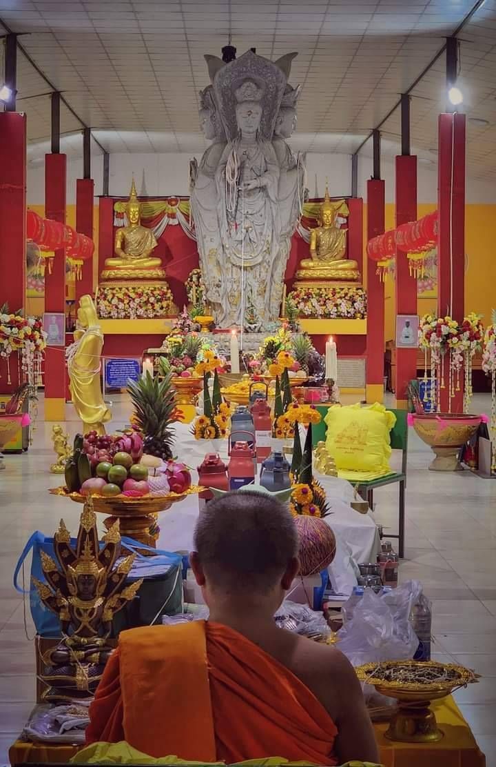 พระสังข์ (ขนาดเล็ก พกพา สามารถใส่ยอดน้ำได้จริง) เนื้อโลหะสัมฤทธิ์ #จารยันต์ #ตอกโค็ด ปี2565 #รับประกันแท้