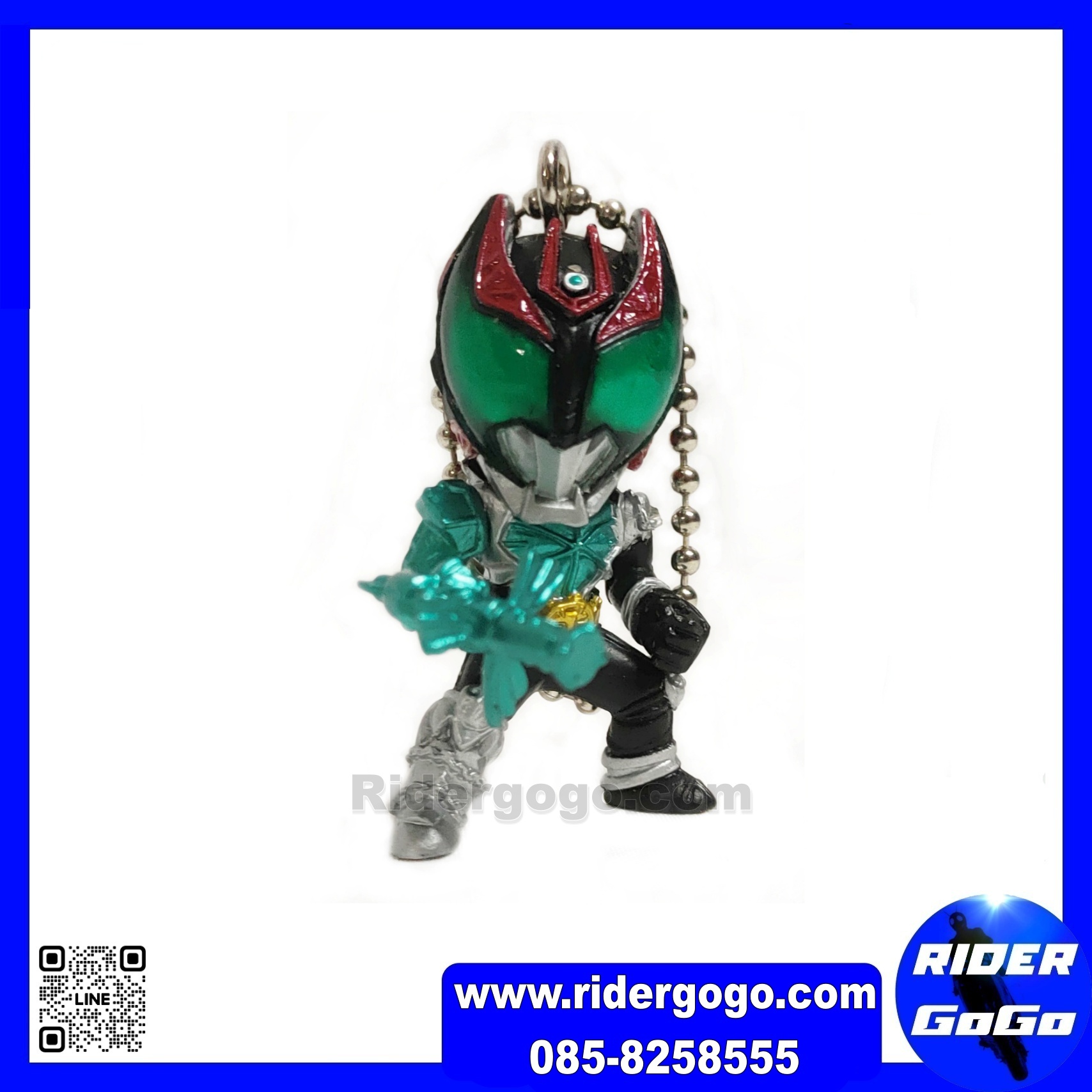 พวงกุญแจ มาสไรเดอร์ คิบะ คาเมนไรเดอร์ ไอ้มดแดง Masked Kamen Rider Kiva Keychain