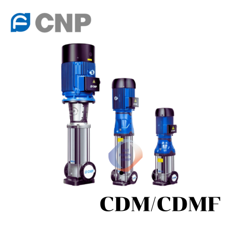 CNP รุ่น CDM/CDMF ปั๊มน้ำหอยโข่งสแตนเลสแนวตั้งหลายใบพัด