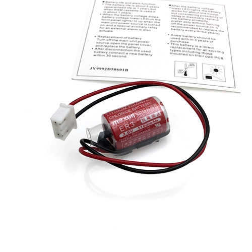 แบตเตอรี่ Maxell ER3 3.6V 1100MAH Horned PLC Lithium Battery Batteries สายขั้วสีขาว