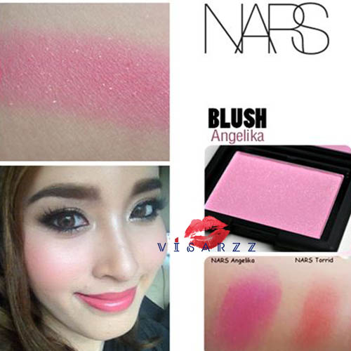 ขายส่ง 725.- (# Angelika) Nars Blush Cheek Color 4.8g บลัชออนเนื้อฝุ่น สีชมพูอมม่วงสดใส เหมือนสาวแรกรุ่น