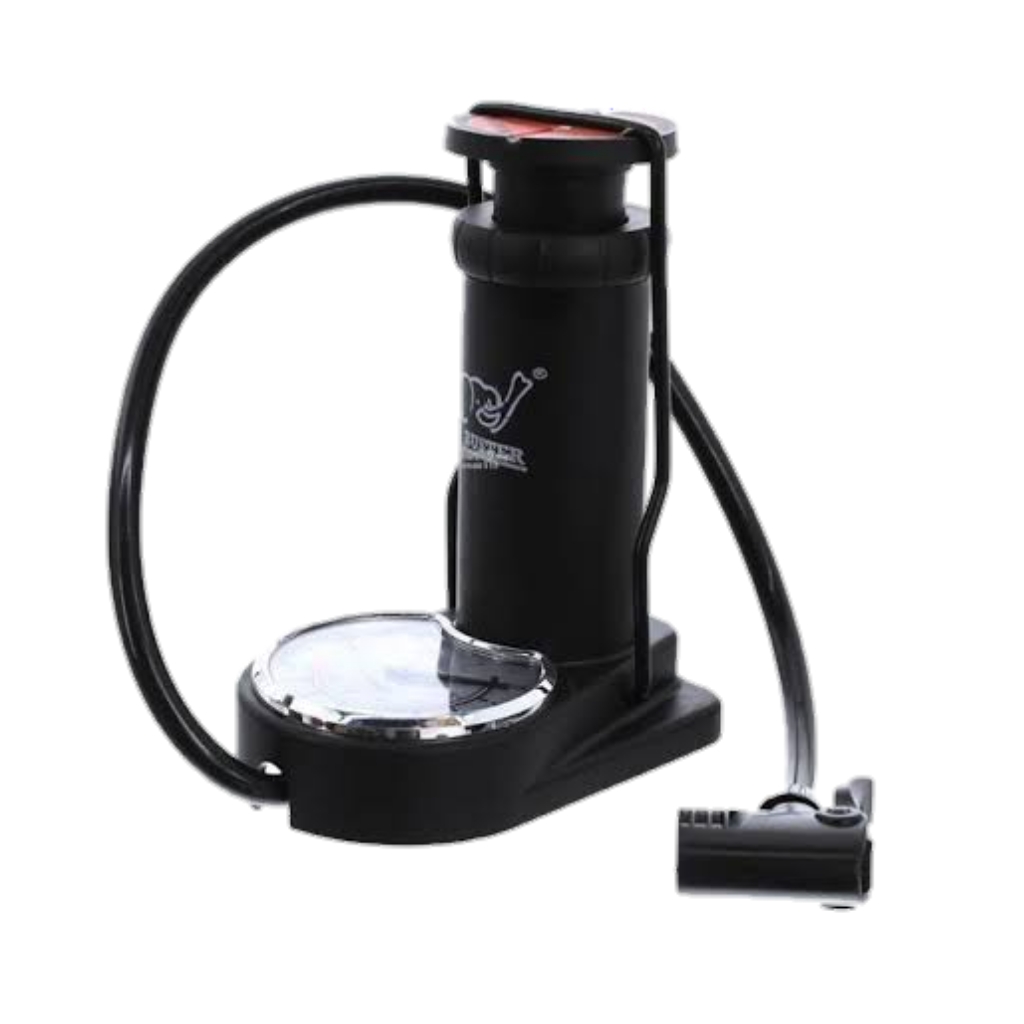 Mini Foot Pumpที่สูบลมแบบเท้าเหยียบอเนกประสงค์มีเกจ์วัดในตัว