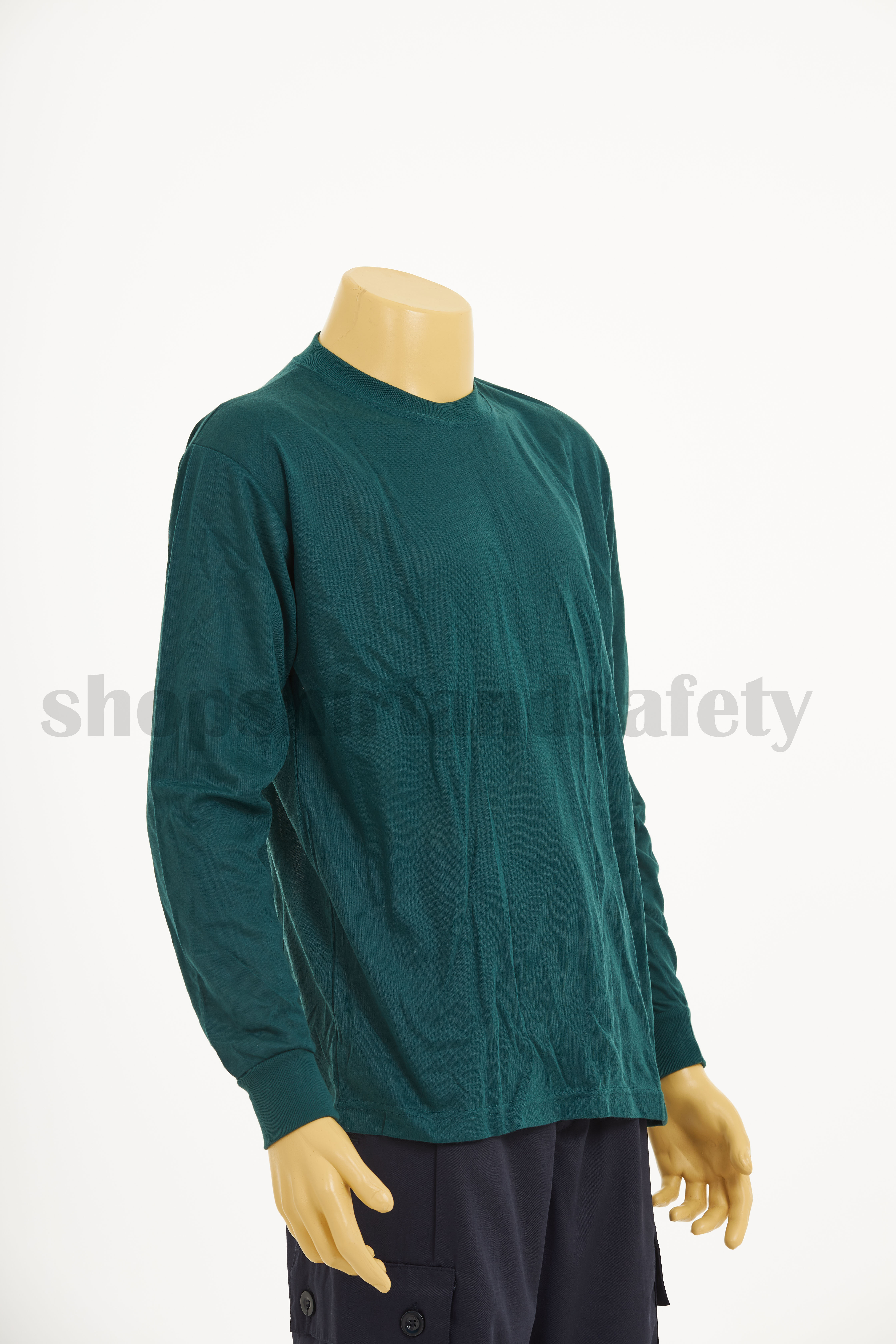 เสื้อยืดคนงานคอกลมแขนยาวพร้อมสกรีน(ค่าสกรีนต่างหาก)