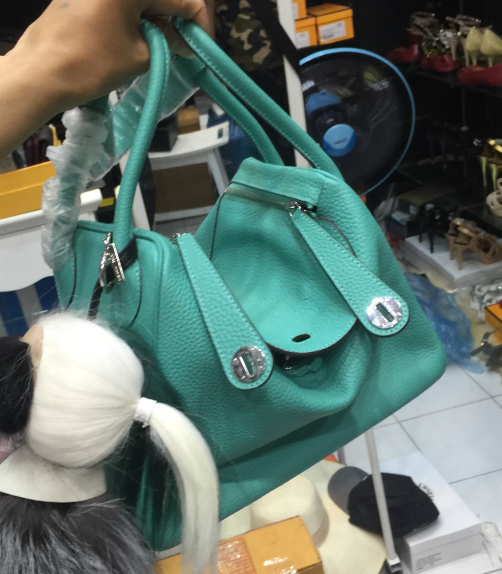 กระเป่า hm lindy togo leather mint 30 cm สีเขียวมิ้นต์