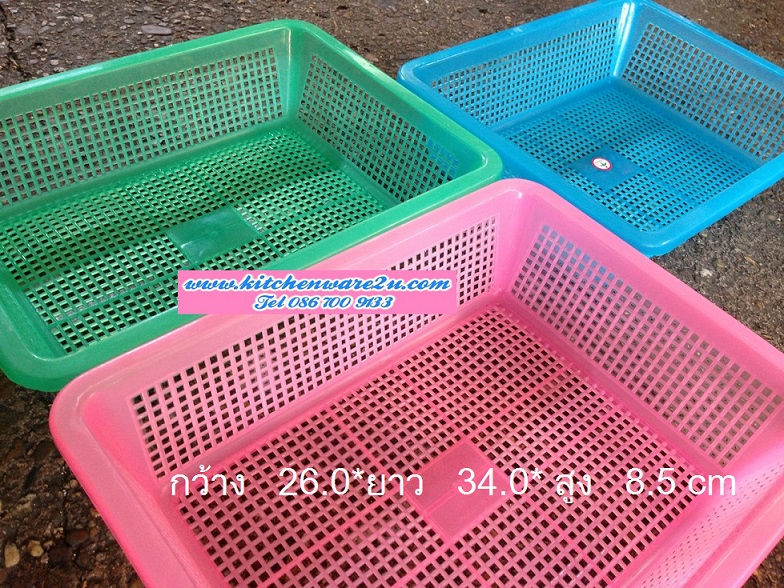 P00548 ตะแกรงเหลี่ยมกลาง สีหวาน เกรดเอ 433T (ราคาส่งต่อ 12 ใบ คลิ๊กที่สินค้าเพื่อชมรายละเอียดของขนาด)