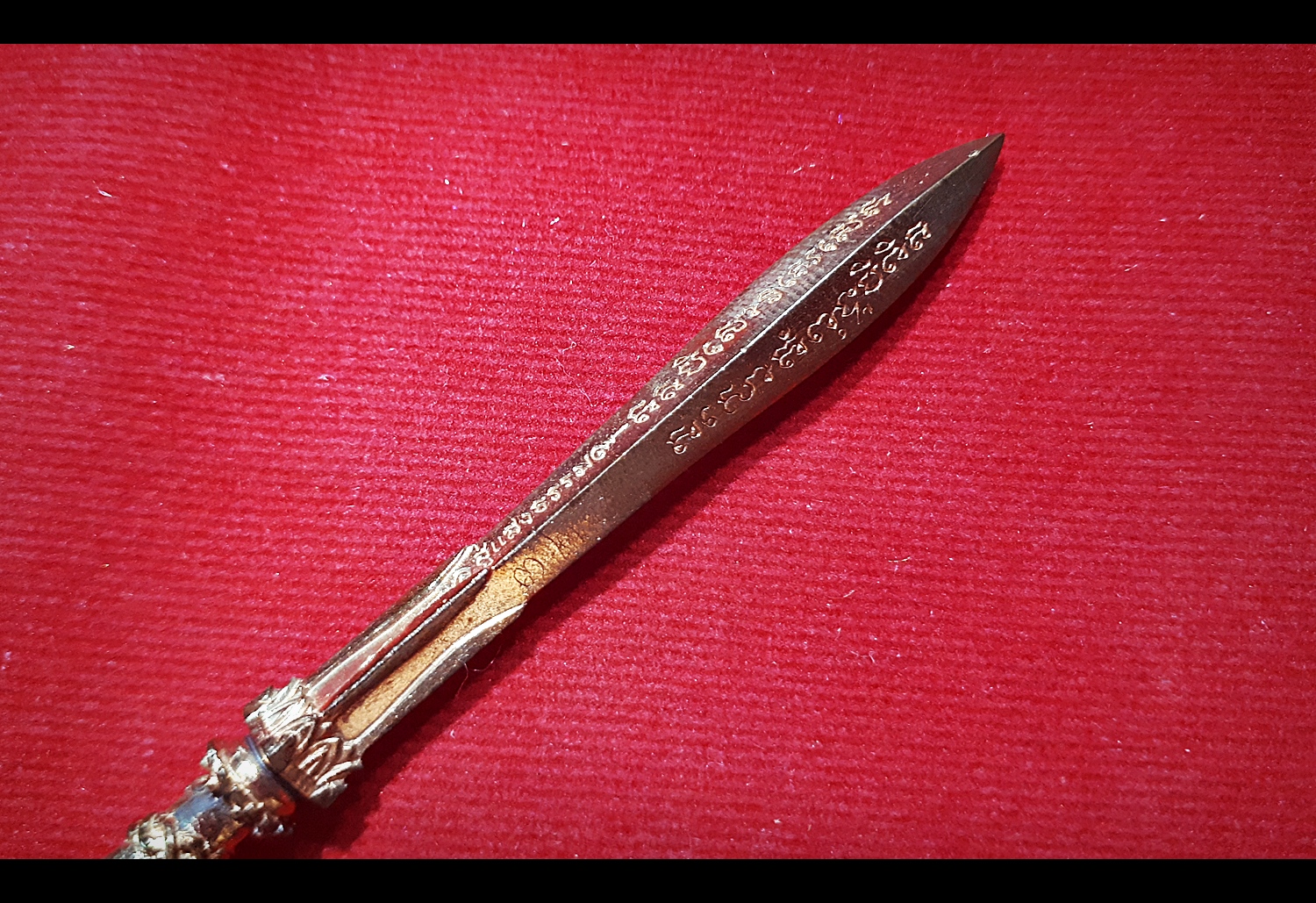 พระขรรค์โสฬส ศรีสรรเพชญ์ ที่๑ (ด้ามท้าวมหาราช ทั้ง4องค์ ท้าวจตุโลกบาล) (เข้าพิธีปลุกเสกมีดหมอเพชราวุธ วัดท่าขนุน ปี2558) #รับประกันแท้