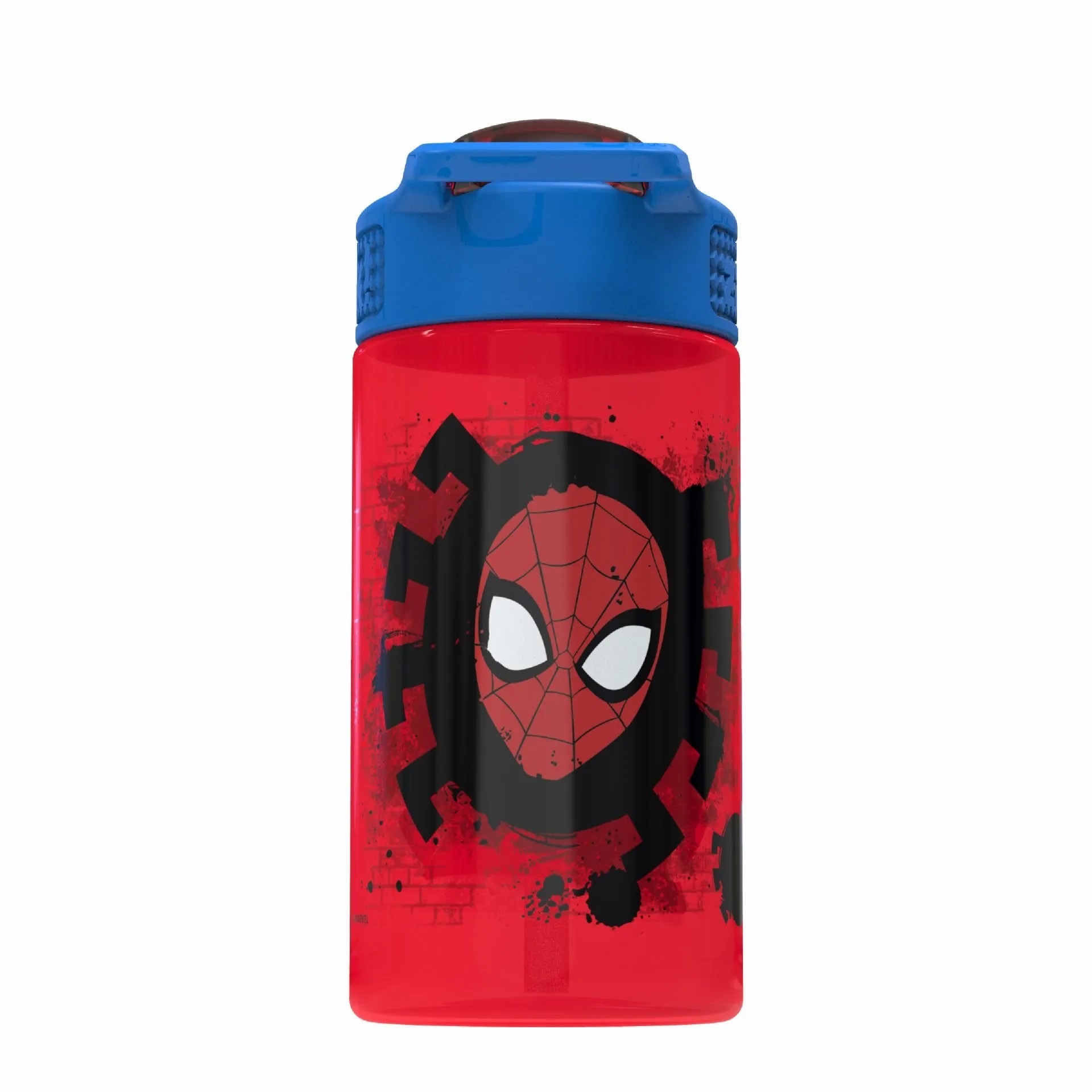 กระติกน้ำพร้อมหลอดดื่มสำหรับเด็ก Zak! Spider-Man 16 Oz. Reusable Water Bottle with Straw
