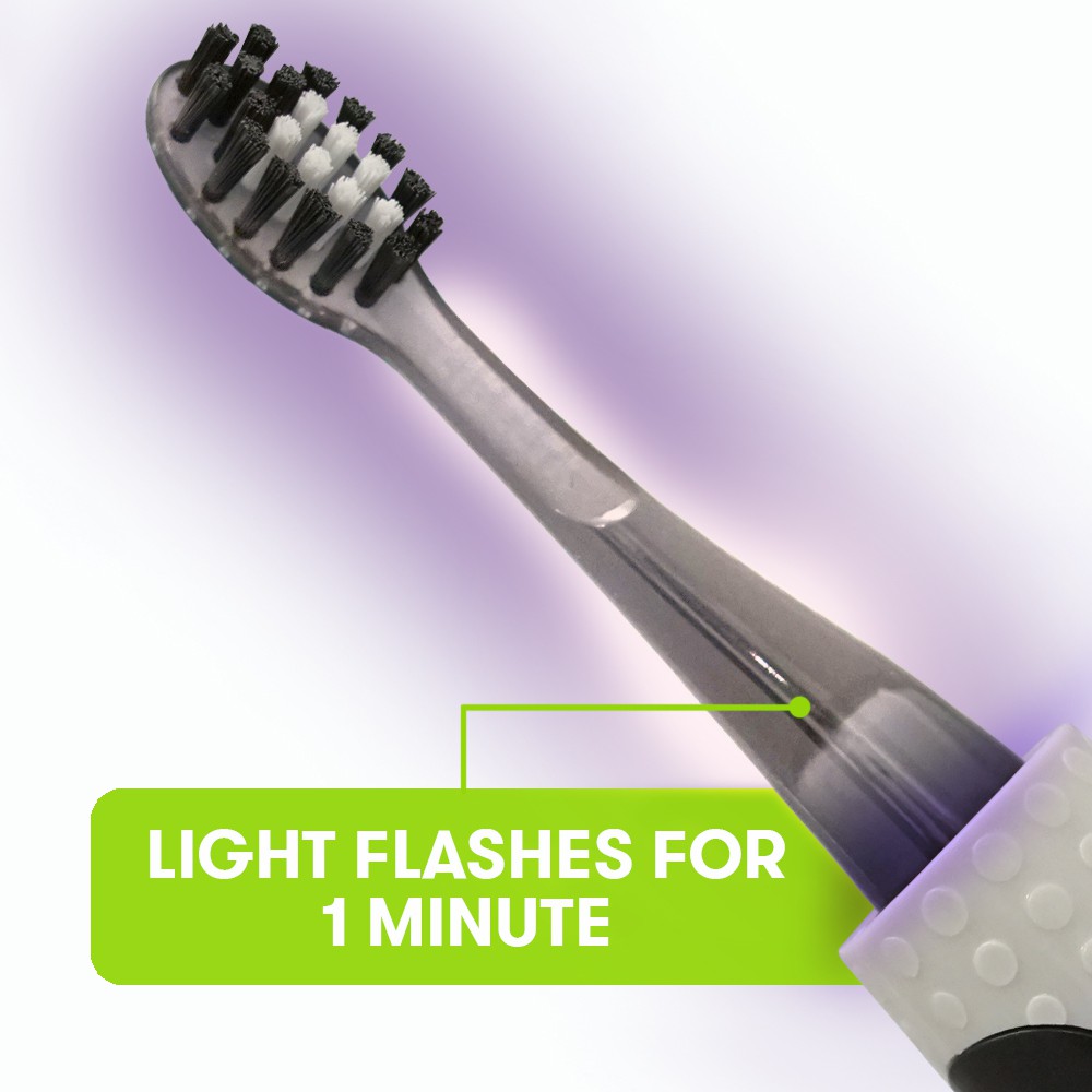 แปรงสีฟันพร้อมแสงไฟและเสียงดนตรี FireFly Avengers Black Panther Light & Sound Effect Toothbrush